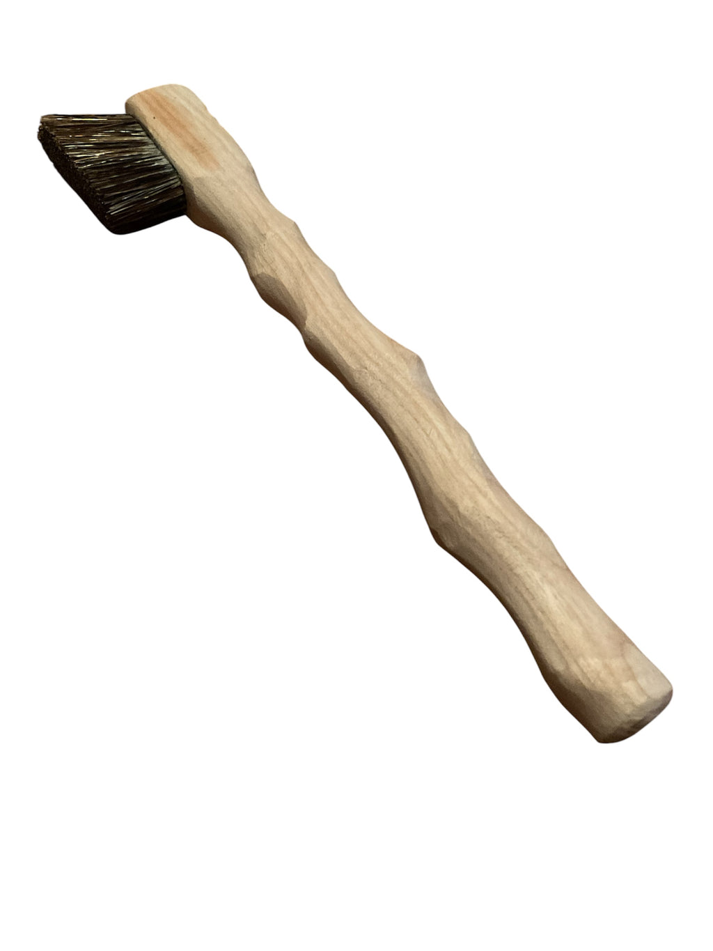 small natural ash brush