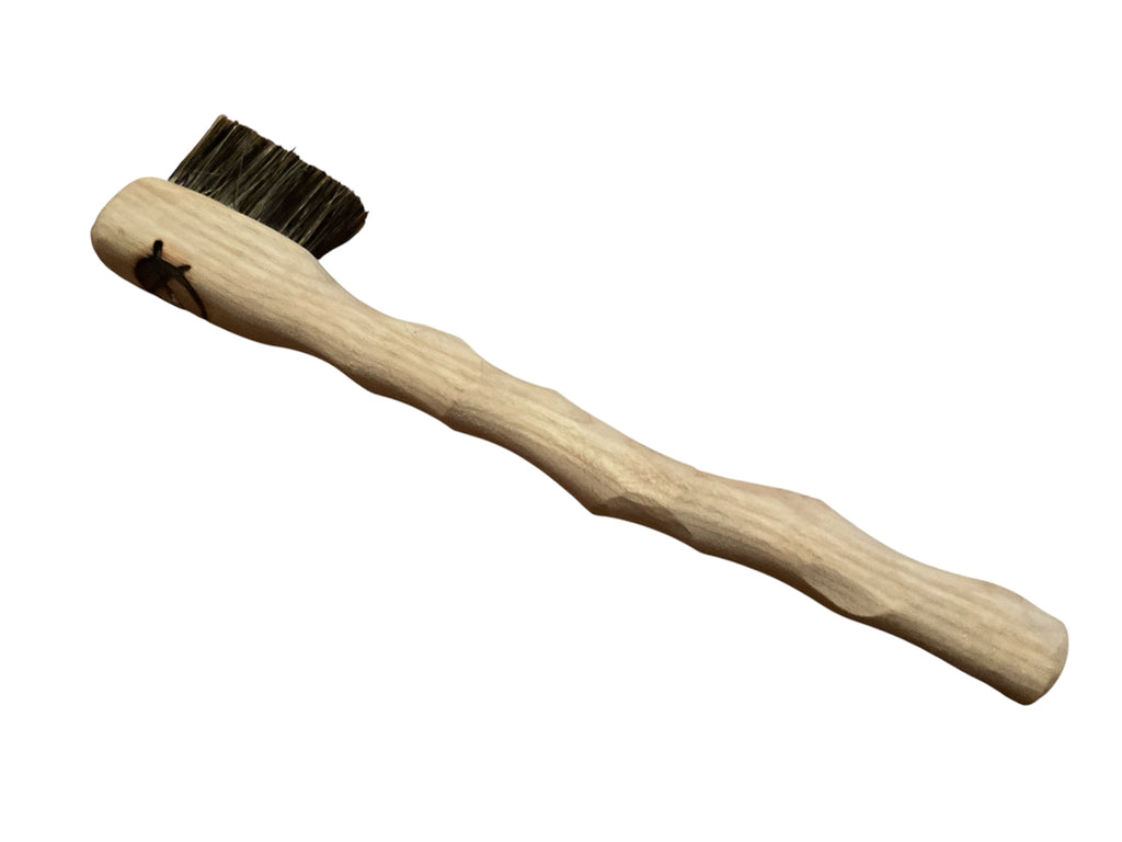 small natural ash brush