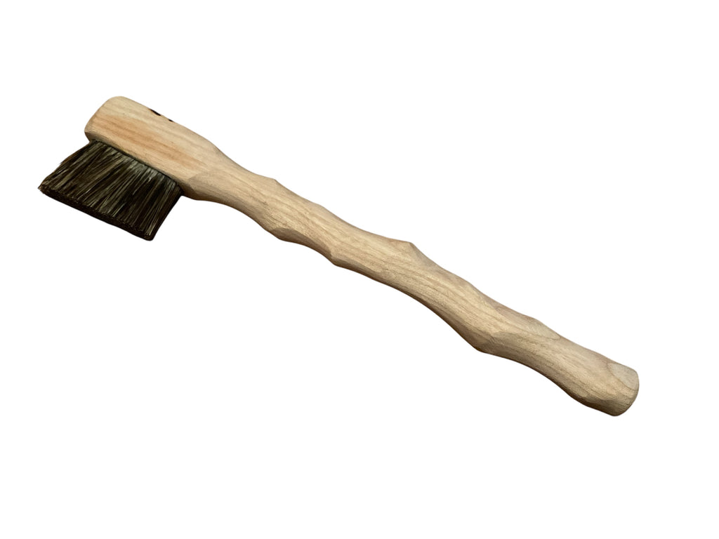 small natural ash brush