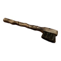 lightly scorched ash. small brush